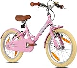 PROMETHEUS BICYCLES Retro Kinderfahrrad 18 Zoll Mädchen ab 6 Jahre -...