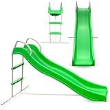 HyperMotion Gartenrutsche HYP1 mit Leiter - Freistehende Kinderrutsche für...