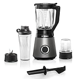 Bosch Standmixer, Smoothie Maker, 30,000 U/min, 1200 W, Edelstahl-Messer, 1,5l...