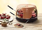 Emerio Pizzaofen, PIZZARETTE das Original, handgemachte Terracotta Tonhaube,...