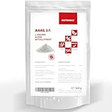 NUTRINAX | AAKG 500g Pulver | L-Arginin-Alpha-Ketoglutarat 2:1 | vegan, ohne...