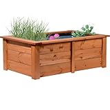 dobar® 29246FSCe Hochteich Kubus | Gartenteich aus robustem Massivholz |...