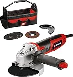 Einhell Winkelschleifer TC-AG 125/850 Kit (850 W, 12.000 min-1, max....