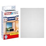 tesa Insect Stop Comfort Fliegengitter für Fenster - Insektenschutz mit...
