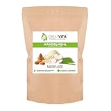 GreatVita Mandelmehl 800g | Entölt & blanchiert, fein gemahlene Mandeln |...