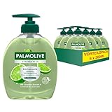 Palmolive Seife Hygiene+ Kitchen 12x300ml - flüssige Handseife mit Limettenduft...