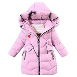 linboo Mädchen Winterjacke Kinder Wintermantel Dicke Steppjacke Lange Warme...