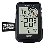 SIGMA ROX 2.0 Endurance Black | 26h Akkulaufzeit | kabelloser Fahrradcomputer |...