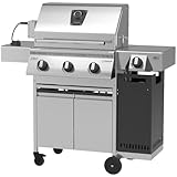 Schickling Gasgrill 'Henry L - Pro' Premium BBQ Edelstahl Gasgrill aus...