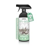 Katzenurin Entferner Spray 750 ml – Biologischer Geruchs- & Fleckenentferner...