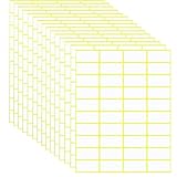 Meekye 600 Stück Etiketten Selbstklebend, 38 x 19 mm Aufkleber zum Beschriften,...
