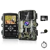 HAZA Wildkamera,2.7K Wildtierkamera,58MP Full HD wildkamera mit bewegungsmelder...