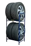 Goodyear Reifenregal für 4 Reifen, platzsparende Aufbewahrung,...