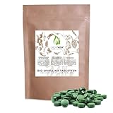 GreatVita Bio Spirulina Tabletten (500mg) ca. 800 Tabletten Spirulina Alge 400g...