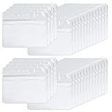 100PCS Ausweishülle Horizontal Ausweishalter 98x82mm ausweishülle PVC...