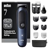 Braun All-in-One Series 7, 11-in-1 Groomingset, ProBlade, Nasenhaartrimmer,...