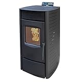 NEMAXX® Pelletofen P9 - Pelletheizung mit 9 kW – Pelletofen [HOHE...