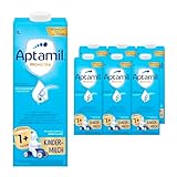 Aptamil Kindermilch 1+ 1 Liter trinkfertig (6er Pack), trinkfertig & praktisch,...