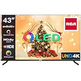 RCA 43 Zoll QLED Fernseher 4K UHD Smart TV HDR HLG Dolby Audio Android TV Google...