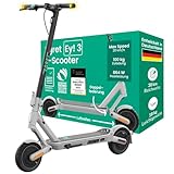 Egret Ey! 3 Faltbarer E-Scooter mit Straßenzulassung, 9' Luftbereifung +...