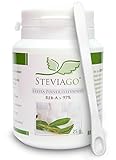 STEVIAGO Stevia Pulver (Steviosid) Extrakt aus 100% Stevia, davon min. 97%...