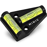 MINIC Magnetische-Kreuzwasserwaage - Wasserwaage klein - Strapazierfähig und...