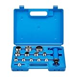 Wiltec Lochstanzer Set 13 in 1, Locheisensatz 13-teilig, Stanzeisen Set aus...