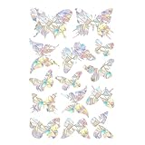 Kotkiddy® 28 Stück Fensteraufkleber Vogelschutz, Vogelschutz für...