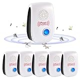 Ultraschall Schädlingsbekämpfer, 6 Stück Elektronische Insektenschutzmittel &...
