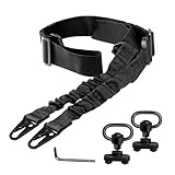 Karriter Tactical Gun Sling Rifle ， 2-Punkt-Gewehrriemen mit Riemenauflage...