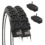 ECOVELO Unisex – Erwachsene Ebi26mae 2 MTB Abdeckungen 26 x 1,90 cm (50-559) +...