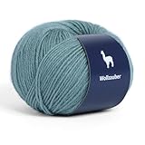 Alpaka Wolle - 50 g Hochwertige Wolle zum Stricken & Häckeln-Weich & Langlebig...