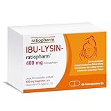 IBU-LYSIN-ratiopharm 400 mg Filmtabletten: Die schnelle Hilfe gegen Schmerzen....