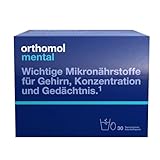 Orthomol Mental - für Gehirn, Konzentration und Gedächtnis - mit...