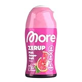 MORE Zerup, Pink Grapefruit, 65 ml, für bis zu 8 l Fertiggetränk, zuckerfreier...