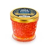 Forellen Kaviar 200 g Glas – Roter Kaviar, Forellenkaviar, Premium Qualität,...
