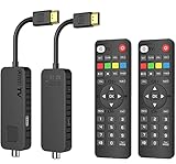 [2 Sätze] DVB-T2 Receiver - Dcolor HDMI-Kabel TV Stick, H265 HEVC Main10 /...