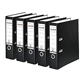 Original Falken 5er Pack PP-Color Kunststoff-Ordner. Made in Germany. 8 cm breit...