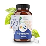 A-Z Complete - Multivitamin Kapseln Hochdosiert - Mineralien - 120 Kapseln -...