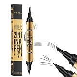 2 in 1 Wasserdichter Microblading Augenbrauenstift, Augenbrauenstift...