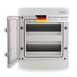 Intratec Sicherungskasten Aufputz, IP65 – Verteilerkasten außen,...
