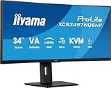 iiyama Prolite XCB3497WQSNP-B1 Curved 1500R 86.7cm 34 Zoll VA LED-Monitor UWQHD...