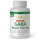 GABA Kapseln Hochdosiert, 750 mg pro Kapsel (120 Stk) Gamma-Aminobuttersäure...