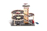 Hape Parkhaus Spielset aus Holz von Hape | Autogarage auf DREI Ebenen mit Autos...