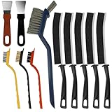 zeyedemo 11PCS Spaltreinigungsbürsten-Set mit Steifen Borsten...