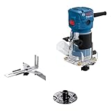 Bosch Professional Kantenfräse GLF 55-6 (550-W-Motor, Drehzahl 33.000 min⁻¹,...