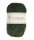 ÁLAFOSS - Icelandic wool 1522-1407 Garn, Pine green heather, 50g/1.75oz....