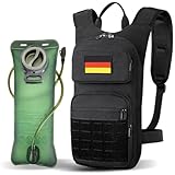 Jueachy Trinkrucksack mit 3L TPU Trinkblase: Skirucksack Fahrradrucksack Klein...