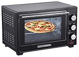 STEInBORG Mini Backofen 25 Liter | Pizza-Ofen | 3in1 Backofen | Minibackofen |...