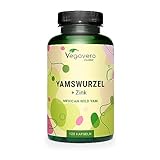 Yamswurzel Kapseln | 1.000 mg Mexican Wild Yam Extrakt (20:1) | 200 mg Diosgenin...
